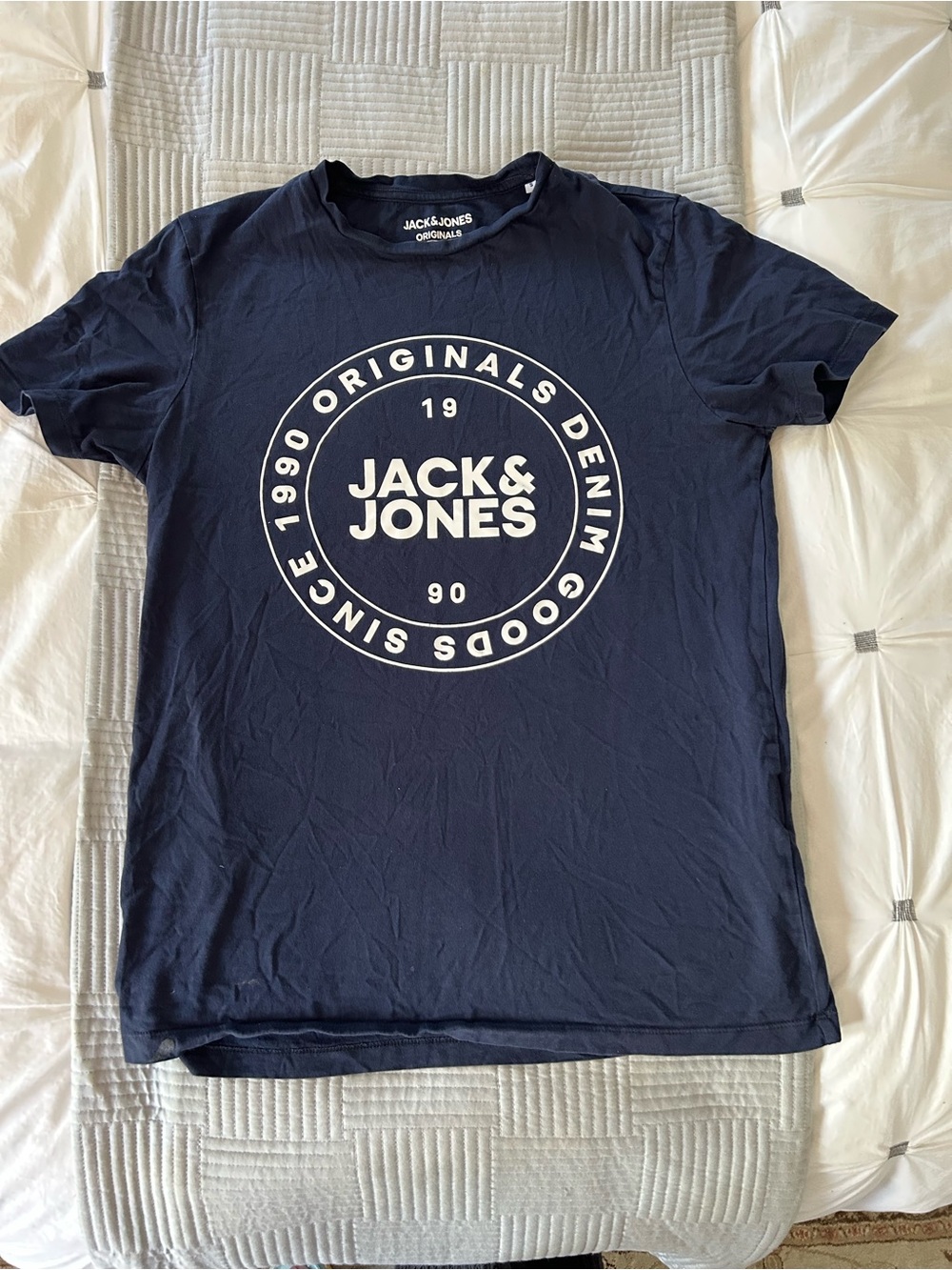 Jack & Jones Men's Navy Graphic Tee